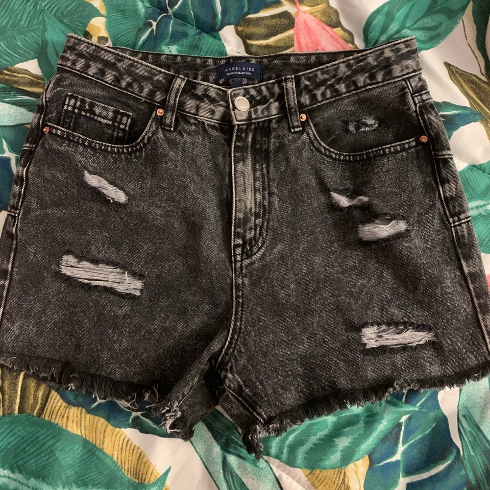 Denim Washed Shorts